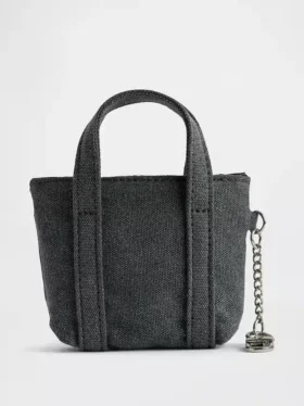 Colgante para bolso de tela con logotipo
