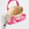 Colgante para bolso de tela con logotipo