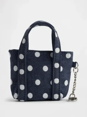 Colgante para bolso de tela con logotipo