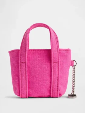 Colgante para bolso de tela con logotipo
