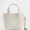 Colgante para bolso de tela con logotipo