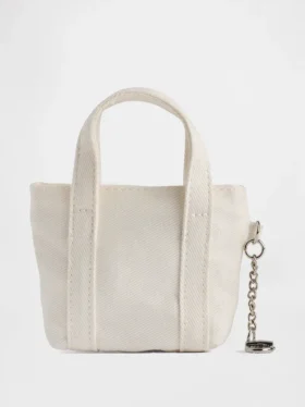 Colgante para bolso de tela con logotipo