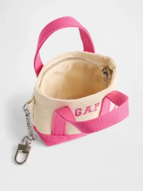 Colgante para bolso de tela con logotipo
