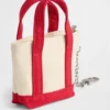 Colgante para bolso de tela con logotipo