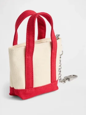 Colgante para bolso de tela con logotipo