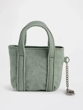 Colgante para bolso de tela con logotipo