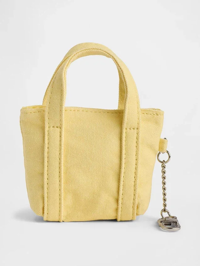 Colgante para bolso de tela con logotipo
