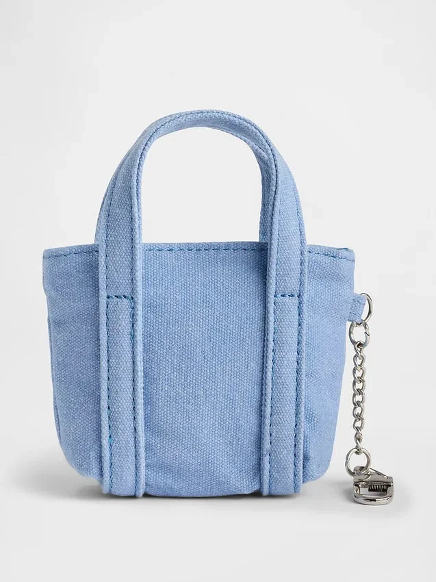 Colgante para bolso de tela con logotipo