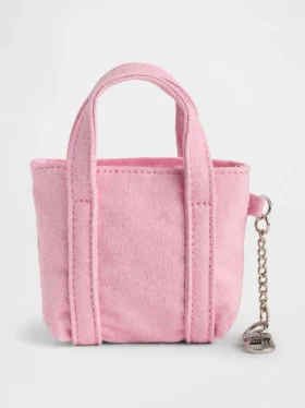 Colgante para bolso de tela con logotipo