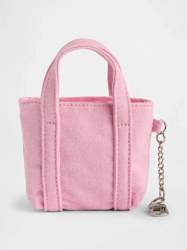Colgante para bolso de tela con logotipo