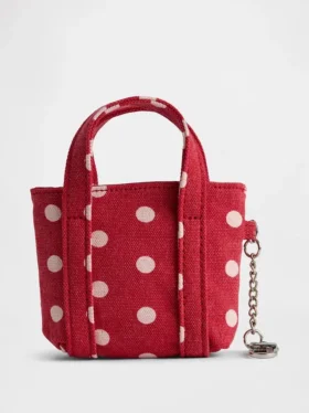 Colgante para bolso de tela con logotipo