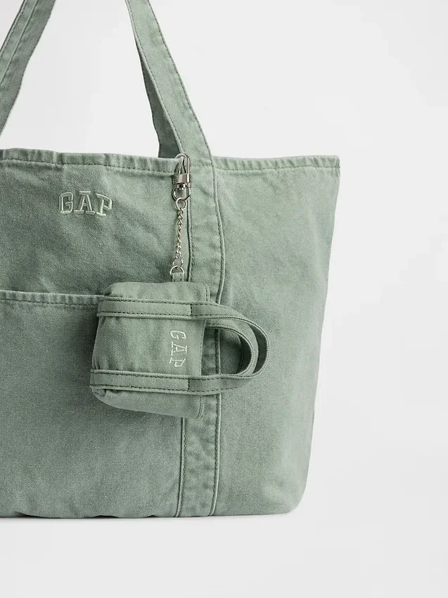 Colgante para bolso de tela con logotipo