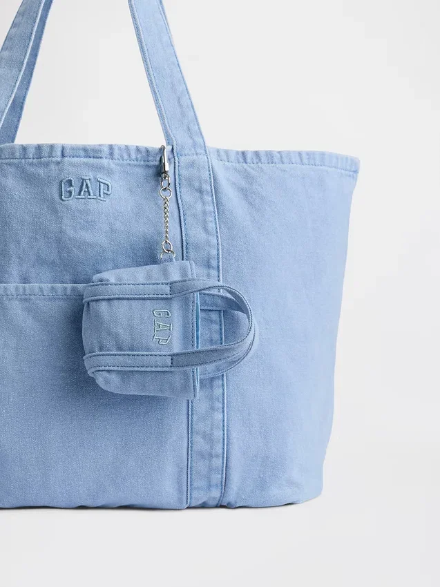 Colgante para bolso de tela con logotipo