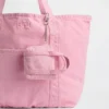 Colgante para bolso de tela con logotipo