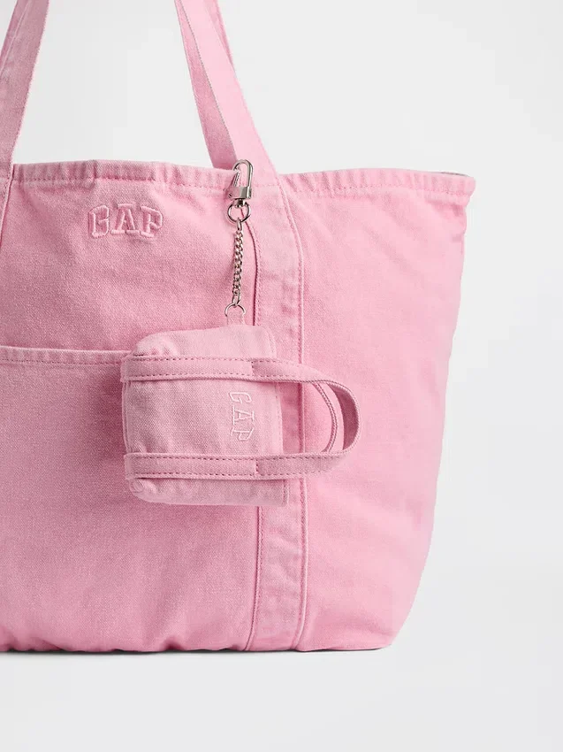 Colgante para bolso de tela con logotipo