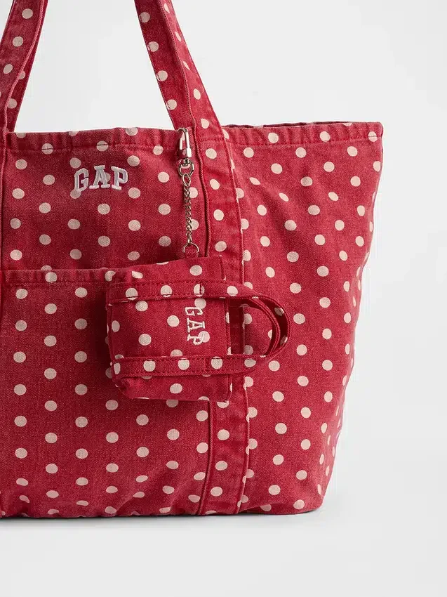 Colgante para bolso de tela con logotipo