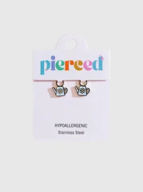 Colgantes con forma de regadera de Pierced Co para pendientes Huggie
