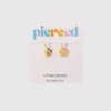 Colgantes con huellas de patita para pendientes Huggie