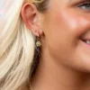 Colgantes con huellas de patita para pendientes Huggie