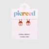 Colgantes «Mermelada de fresa» de Pierced Co para pendientes Huggie
