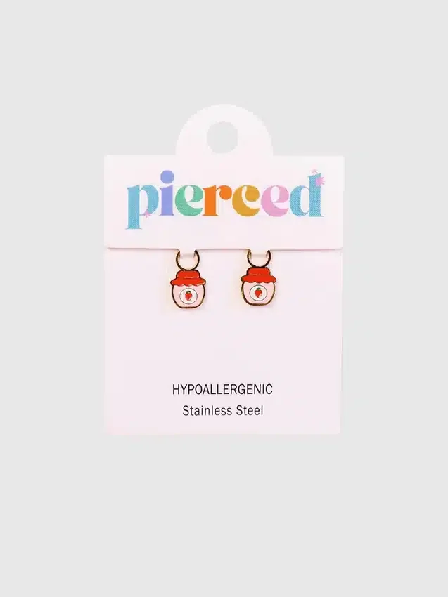 Colgantes «Mermelada de fresa» de Pierced Co para pendientes Huggie