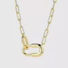 Collar de cadena grande de oro «Blake» de Ana Luisa