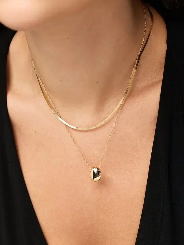 Collar «Mini Pebble» de Ana Luisa Gold