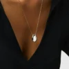 Collar «Mini Pebble» de plata de Ana Luisa