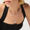 Collar «Mini Pebble» de plata de Ana Luisa