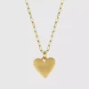 Collar «Small Ribbed Heart of Gold» de Hart