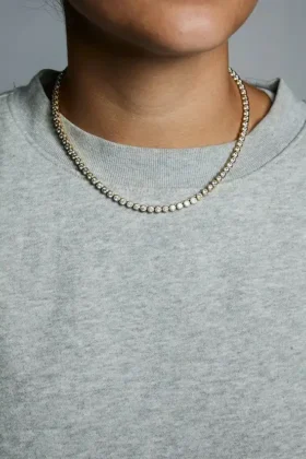 Collar «Tennis» con engaste de Hart