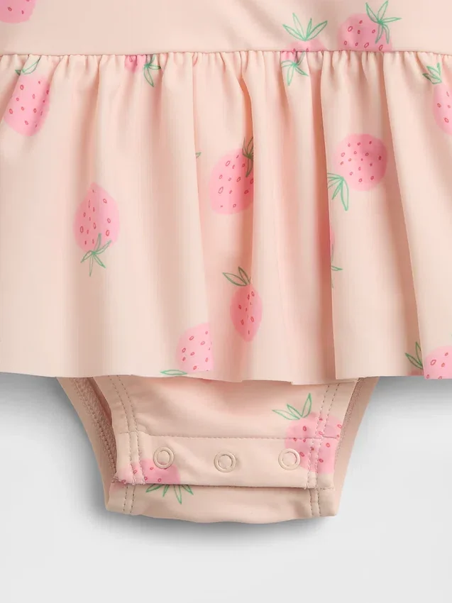 Conjunto de baño con camiseta protectora «Baby Strawberry»