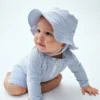 Conjunto de baño con camiseta protectora para bebé