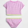 Conjunto de baño de dos piezas con camiseta protectora para niños