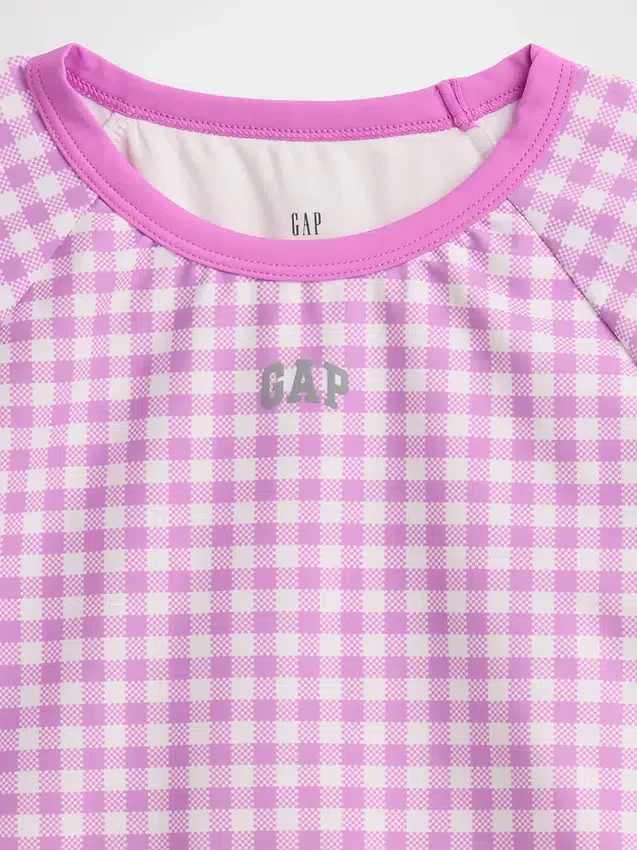 Conjunto de baño de dos piezas con camiseta protectora para niños