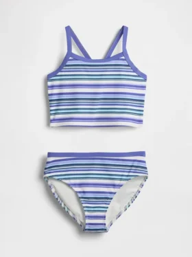 Conjunto de baño de dos piezas para niña tipo tankini