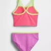 Conjunto de baño de dos piezas para niña tipo tankini