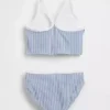 Conjunto de baño de dos piezas para niña tipo tankini