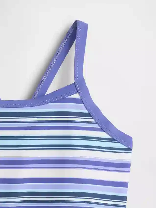Conjunto de baño de dos piezas para niña tipo tankini