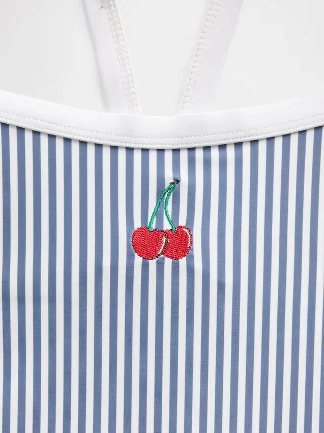 Conjunto de baño de dos piezas para niña tipo tankini