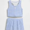 Conjunto de baño para niña con tankini y falda-pantalón