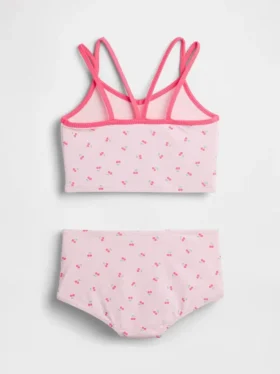 Conjunto de baño para niña con tankini y pantalones cortos