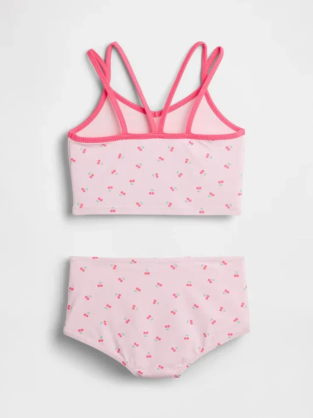 Conjunto de baño para niña con tankini y pantalones cortos