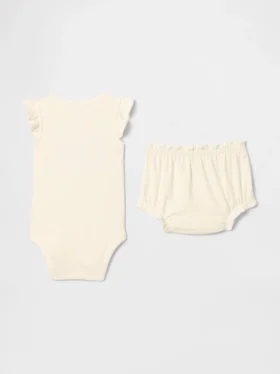 Conjunto de body con osito Supima® para bebé