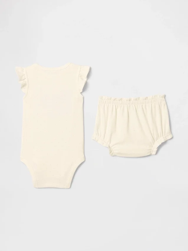 Conjunto de body con osito Supima® para bebé