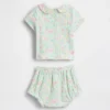 Conjunto de body «Peter Pan» de punto fino para bebé