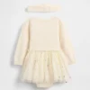 Conjunto de body y vestido de tul para bebé