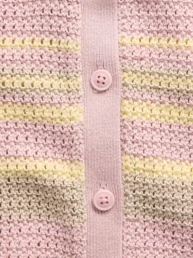 Conjunto de chaleco y pantalones cortos de punto para bebé