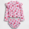 Conjunto de dos piezas de traje de baño con camiseta protectora para Bebé y Niño