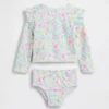 Conjunto de dos piezas de traje de baño con camiseta protectora para Bebé y Niño
